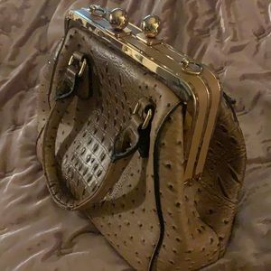 Pretty faux alligator clutch purse